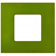 Simon 27 Накладка декоративная на рамку базовую, 2 поста, S27 Play, Arctic, зелёный | 2700627-084 | Simon
