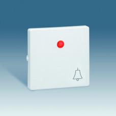Simon 73 Клавиша для выключателя одноклавишного с подсветкой кнопочного, S73 Loft, белый | 73011-60 | Simon