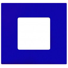 Simon 27 Накладка декоративная на рамку базовую, 4 поста, S27 Play, Arctic, синий | 2700647-083 | Simon