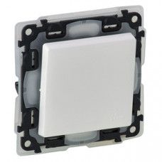 Valena LIFE Белый IP44 Выключатель кнопочный 6А 250В (с лицевой панелью) | 752171 | Legrand
