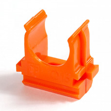 Крепёж-клипса для труб АБС-пластик оранжевая д16 (100шт/2000шт уп/кор) | pr13.0063 | Промрукав