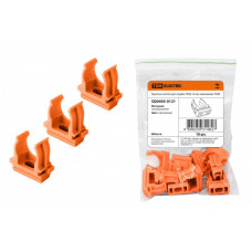Крепеж-клипса для трубы ПНД 16 мм оранжевая | SQ0405-0121 | TDM