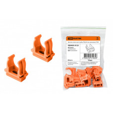 Крепеж-клипса для трубы ПНД 20 мм оранжевая | SQ0405-0122 | TDM