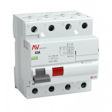 Выключатель дифференциальный (УЗО) DV 4п 100А 30мА тип AC AVERES | rccb-4-100-30-ac-av | EKF